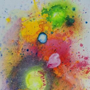 Anastasis_Mischtechnik auf Leinwand_120x80cm_2025_Sabine Loos