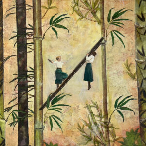 leitersport_mischtechnik auf leinwand_40x40_2025_Mareike Felsch leitersport_mischtechnik auf leinwand_40x40_2025_Mareike Felsch