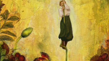 stengelklettern_mischtechnik auf leinwand_30x40_2025_Mareike Felsch