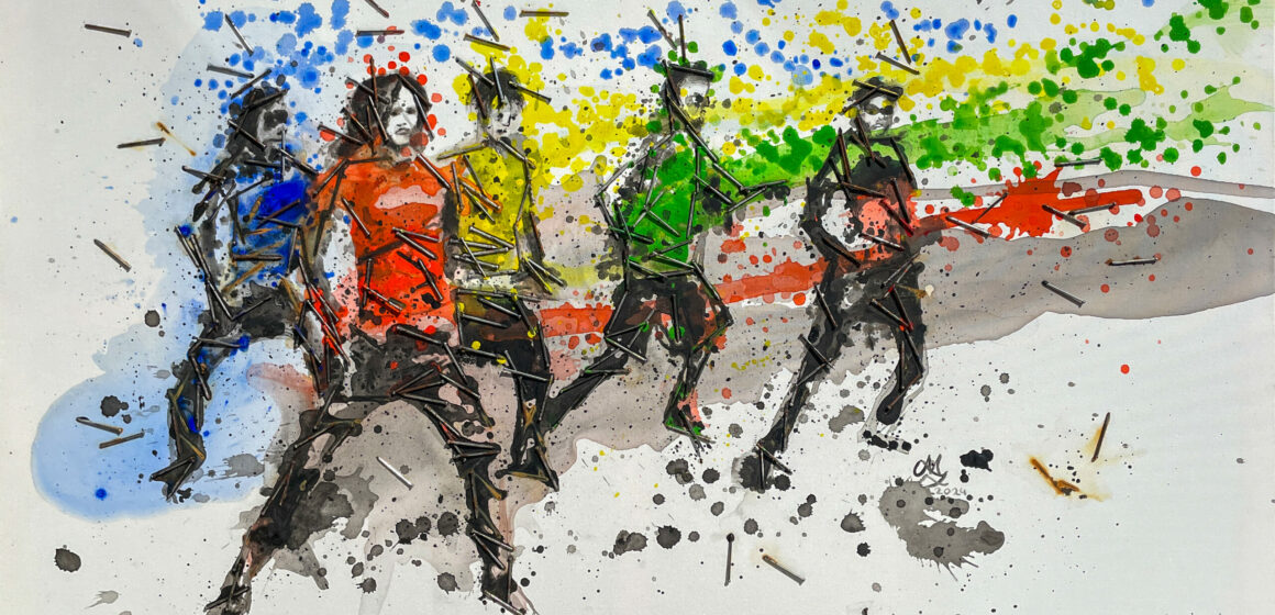 Dance All Colors_Ironart_70x100_2024_Manfred Zwar