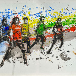 Dance All Colors_Ironart_70x100_2024_Manfred Zwar Dance All Colors_Ironart_70x100_2024_Manfred Zwar