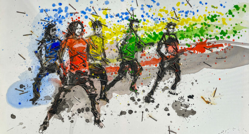 Dance All Colors_Ironart_70x100_2024_Manfred Zwar